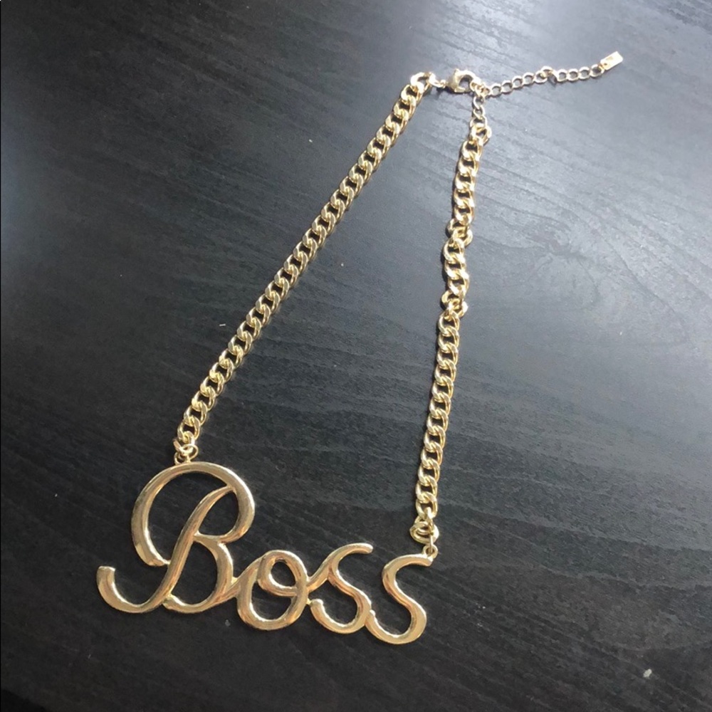 Boss babe necklace